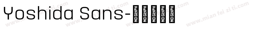 Yoshida Sans字体转换